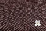 Natural Black Dye Handblock Ajrakh Printed Cotton Fabric - Image 2
