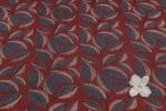 Natural Red Dye Handblock Ajrakh Printed Cotton Fabric - Image 2