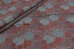 Natural Black Dye Handblock Ajrakh Printed Cotton Fabric