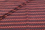 Natural Red Dye Handblock Ajrakh Printed Cotton Fabric