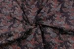 Natural Black Dye Handblock Ajrakh Printed Cotton Fabric - Image 3
