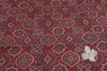 Natural Red Dye Handblock Ajrakh Printed Cotton Fabric - Image 2