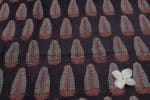 Natural Black Dye Handblock Ajrakh Printed Cotton Fabric - Image 2