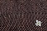 Natural Black Dye Handblock Ajrakh Printed Cotton Fabric - Image 2