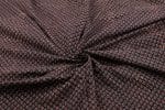 Natural Black Dye Handblock Ajrakh Printed Cotton Fabric - Image 3
