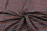 Natural black Dye Handblock Ajrakh Printed Cotton Fabric - Image 3