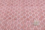 Baby Pink Floral Handblock Printed 100% Pure Soft Cotton Fabric - Image 2