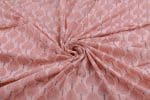 Baby Pink Floral Handblock Printed 100% Pure Soft Cotton Fabric - Image 3