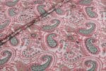 White Floral Handblock Printed 100% Pure Soft Cotton Fabric