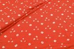 Orange - Bandhani Tie Dye 100% Pure Soft Cotton Satin Finish Fabric