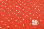 Orange - Bandhani Tie Dye 100% Pure Soft Cotton Satin Finish Fabric - Image 2