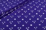 Blue - Bandhani Tie Dye 100% Pure Soft Cotton Satin Finish Fabric