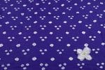 Blue - Bandhani Tie Dye 100% Pure Soft Cotton Satin Finish Fabric - Image 2