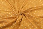 Orange - Bandhani Tie Dye 100% Pure Soft Cotton Satin Finish Fabric - Image 3