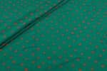 Green - Bandhani Tie Dye 100% Pure Soft Cotton Satin Finish Fabric