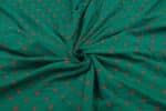 Green - Bandhani Tie Dye 100% Pure Soft Cotton Satin Finish Fabric - Image 3