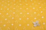 Yellow - Bandhani Tie Dye 100% Pure Soft Cotton Satin Finish Fabric - Image 2