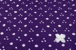 Purple - Bandhani Tie Dye 100% Pure Soft Cotton Satin Finish Fabric - Image 2