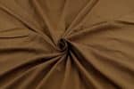 Brown - Plain Dyed 100% Soft Cotton Fabric - Image 3