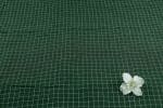 Green - Authentic HandLoom Woven Checks Flowy Soft Cotton Fabric - Image 2