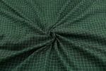 Green - Authentic HandLoom Woven Checks Flowy Soft Cotton Fabric - Image 3