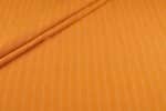 Orange - Authentic HandLoom Woven Stripes Flowy Soft Cotton Fabric