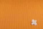 Orange - Authentic HandLoom Woven Stripes Flowy Soft Cotton Fabric - Image 2