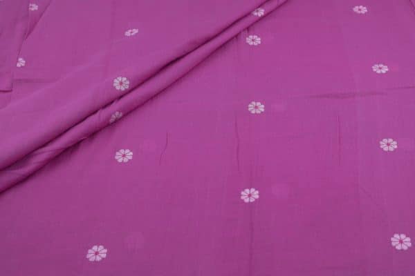 Purple - Authentic HandLoom Woven Design Flowy Soft Cotton Fabric