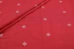 Red - Authentic HandLoom Woven Design Flowy Soft Cotton Fabric