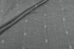Gray - Authentic HandLoom Woven Design Flowy Soft Cotton Fabric