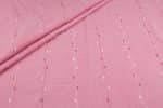 Pink - Authentic HandLoom Woven Design Flowy Soft Cotton Fabric