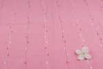 Pink - Authentic HandLoom Woven Design Flowy Soft Cotton Fabric - Image 2