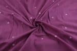 Purple - Authentic HandLoom Woven Design Flowy Soft Cotton Fabric - Image 3