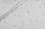 White - Premium Soft Linen Handloom Woven Zari Motif Fabric