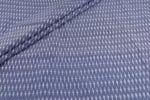Blue - Mercerised Fine Handloom Ikkat Tie-Dye Pure Soft Cotton Fabric