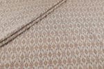 Beige Authentic Handwoven Soft Silk-Cotton Ikkat Fabric