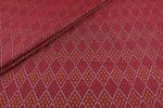 Maroon Red Authentic Handwoven Soft Silk-Cotton Ikkat Fabric