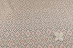 Beige Authentic Handwoven Soft Silk-Cotton Ikkat Fabric - Image 2