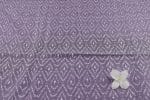 Pastel Purple Mercerised Fine Handloom Ikkat Tie-Dye Pure Soft Cotton Fabric - Image 2