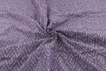 Pastel Purple Mercerised Fine Handloom Ikkat Tie-Dye Pure Soft Cotton Fabric - Image 3