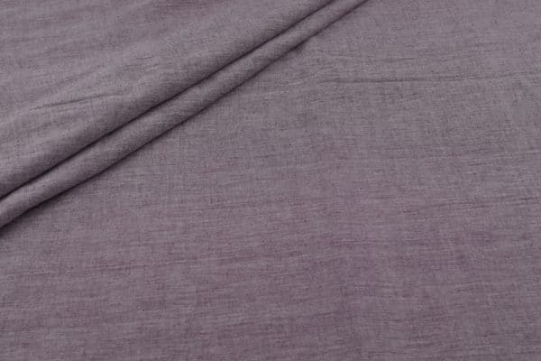 Pre-Cut 1.75m Mauve Purple Flowy HandLoom Pure Soft Cotton Fabric