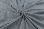 Gray Flowy HandLoom Woven Stripes Pure Soft Cotton Fabric - Image 3