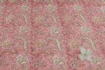 Mauvelous Pink Floral Handblock Printed 100% Pure Soft Cotton Fabric - Image 2