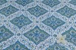 White Floral Handblock Printed 100% Pure Soft Cotton Fabric - Image 2