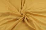 Daisy Yellow Handloom Intricate Border Flowy HandLoom Pure Soft Cotton Fabric - Image 3