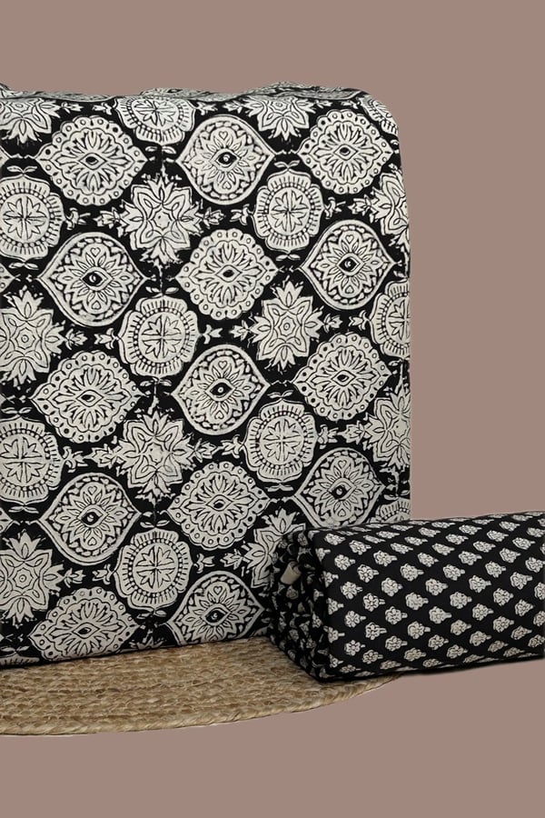 2pc Bagru HandCrafted Top and Bottom Cotton Fabric Set
