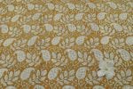 Natural Musturd Bagru Handblock Printed Cotton Fabric - Image 2