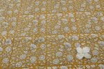 Natural Musturd Bagru Handblock Printed Cotton Fabric - Image 2