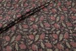 Natural Black Bagru Handblock Printed Cotton Fabric