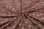 Natural Red Bagru Handblock Printed Cotton Fabric - Image 3